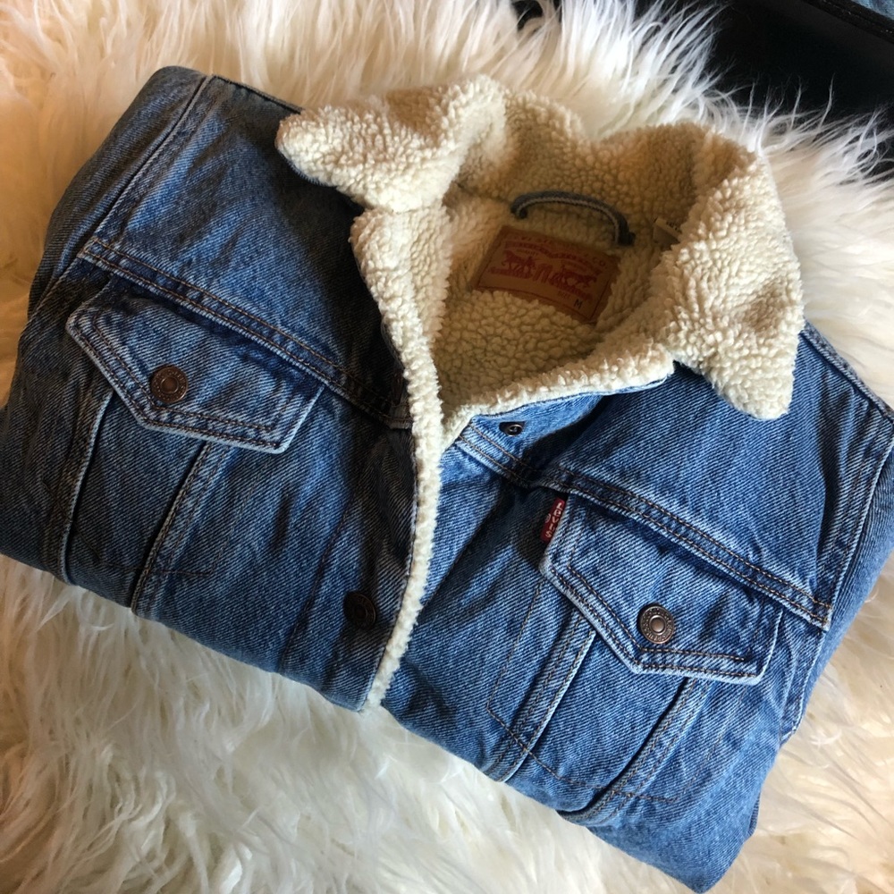 Levi’s Jean jacket with Sherpa